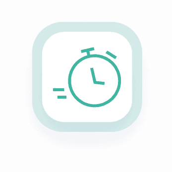 A simple stopwatch in shades of green